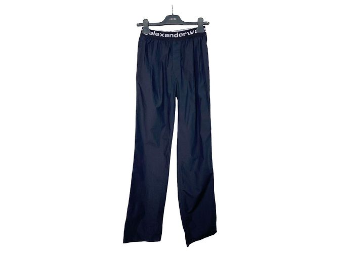 Pantalones Alexander Wang Navy de Algodón XS