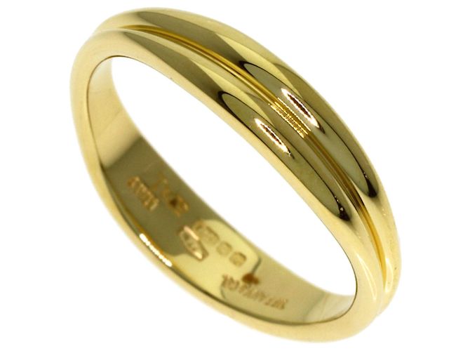 Autre Marque Anello Double Wave Band Tiffany & Co. in oro giallo 18K