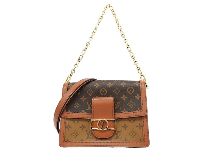 Borsa a tracolla Louis Vuitton Monogram Reverse Dauphine MM