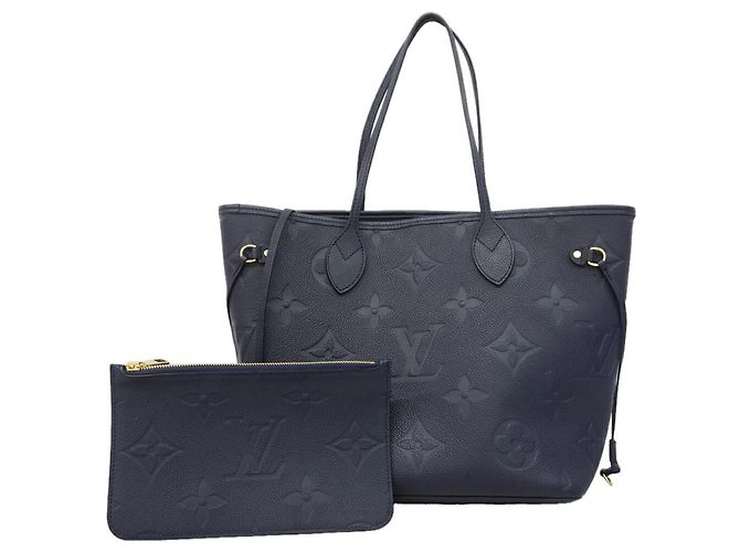 Louis Vuitton Neverfull MM Monogram Empreinte Tote Bag