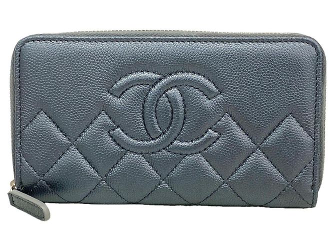 Chanel Matelassé Caviar Leather Wallet
