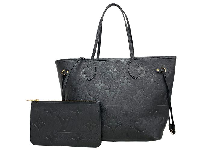 Louis Vuitton Neverfull MM Monogram Empreinte Tote Bag