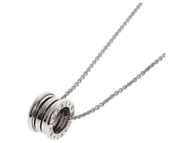 Bulgari Colar Bvlgari B-zero1 em Ouro Branco 18K