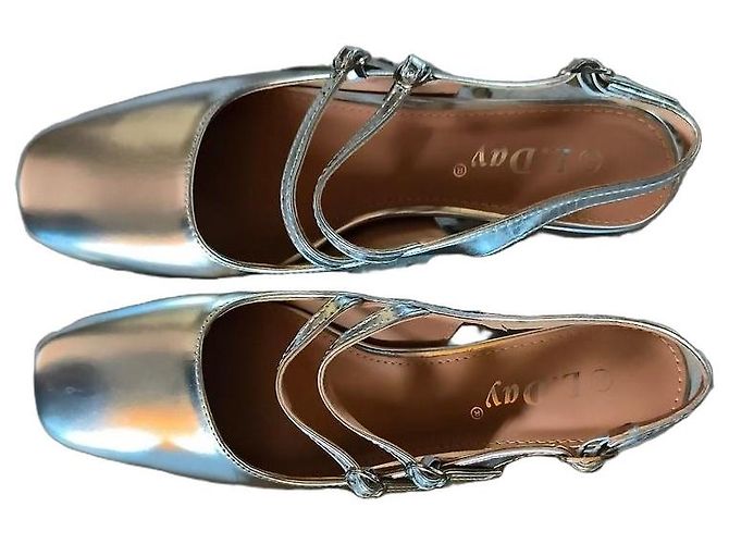 Autre Marque L. DAY silver pumps