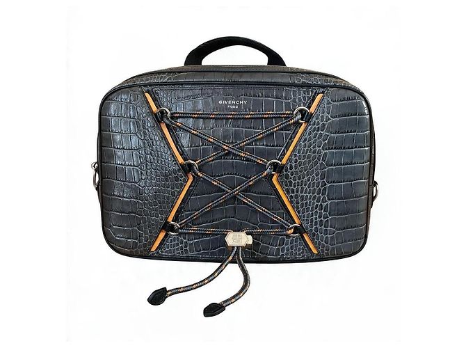 Givenchy Bond – Crocodile-Embossed Leather Backpack – Spring/Summer 2020