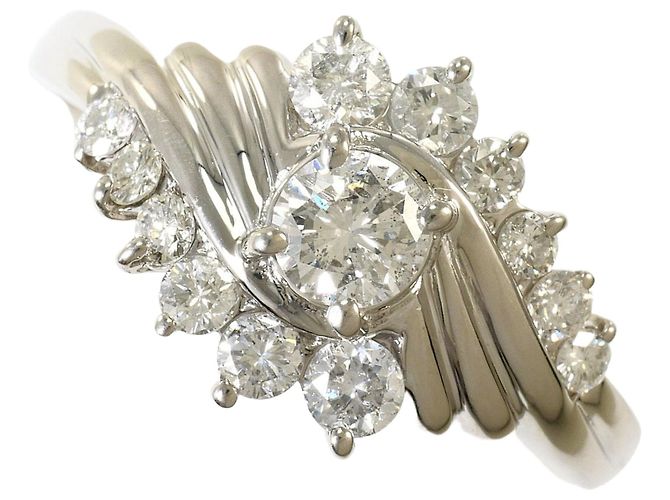 Autre Marque Platin-Diamant-Ehering