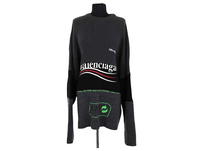 Balenciaga Wollpullover Grau
