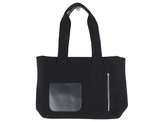 Autre Marque Borsa Noa Laulhère in lana nera