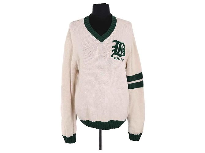 Autre Marque BRUT Pullover aus Baumwolle ecru