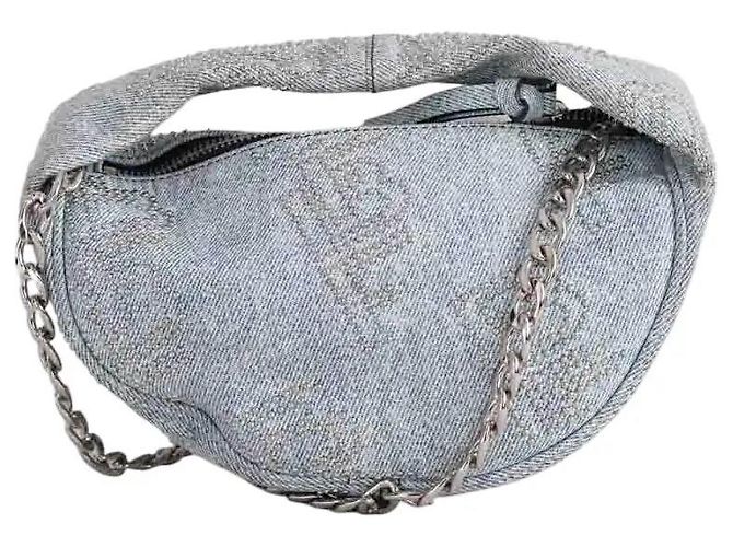 Mini borsa By Far blu in sintetico