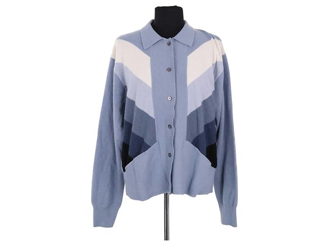 Autre Marque BRUT Cardigan aus Wolle Blau