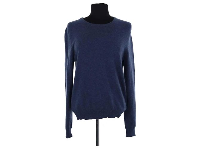 Eric Bompard Kaschmirpullover Blau M