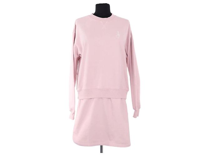 Vestido de algodón rosa JW Anderson
