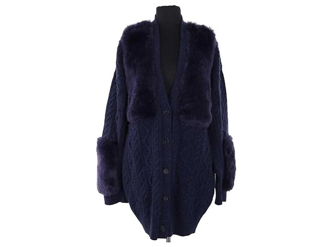 Stella Mc Cartney Stella McCartney Cardigan aus Wolle Blau