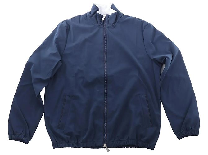 Autre Marque Eleventy Technische Bomberjacke in Navy Blue, Größe M