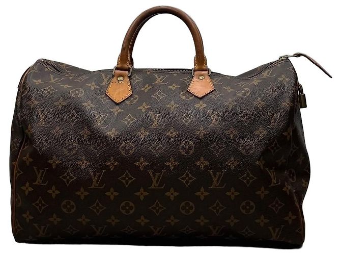 Louis Vuitton Speedy 40 Monogram Handtasche braun