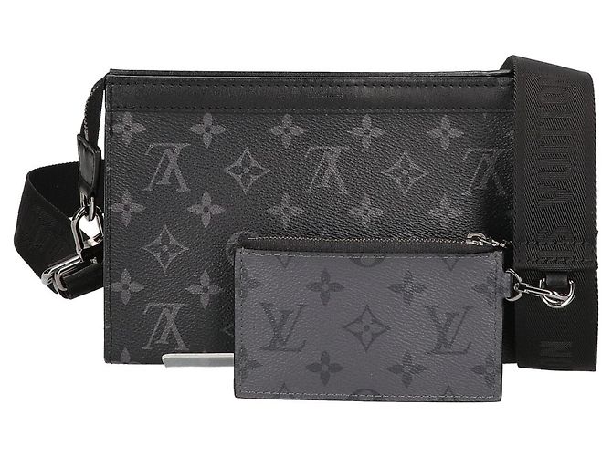 Sac à épaule Louis Vuitton Monogram Eclipse Reverse Gaston