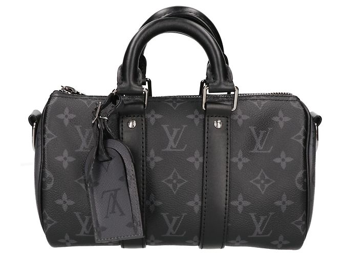 mala Louis Vuitton Monogram Eclipse Keepall Bandoulière 25