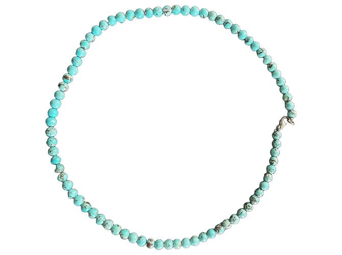 Autre Marque Collar de cuentas de turquesa egipcia