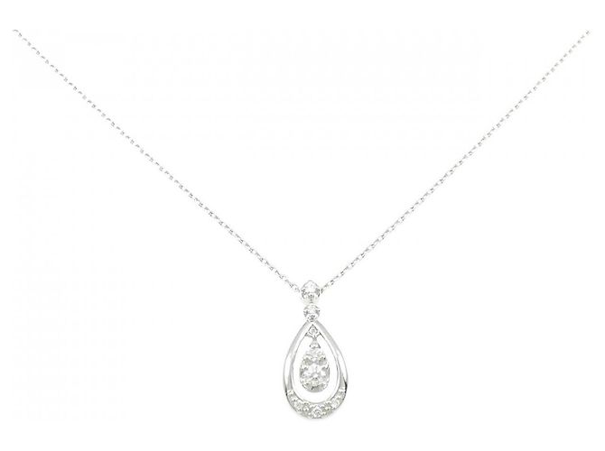 Autre Marque Vendome Platin-Diamant-Halskette