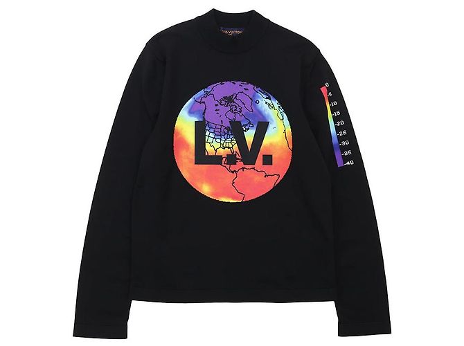 Louis Vuitton LV Earth Logo Jersey Nylon Pullover