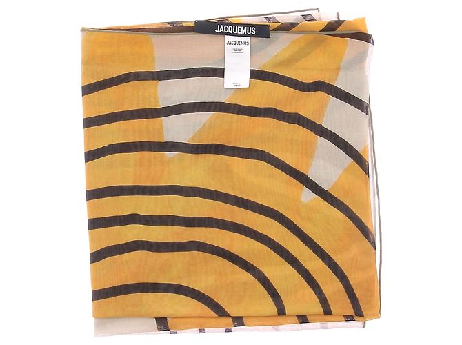 Pareo Jacquemus Sun-print Amarillo de Algodón