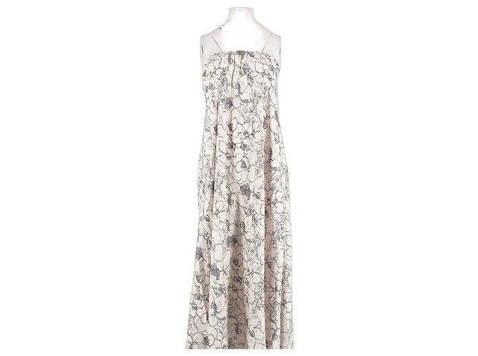Autre Marque BEC & BRIDGE Maxikleid Weiß mit Blumenmuster
