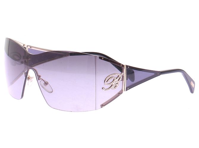 Blumarine Gafas de sol negras oversize