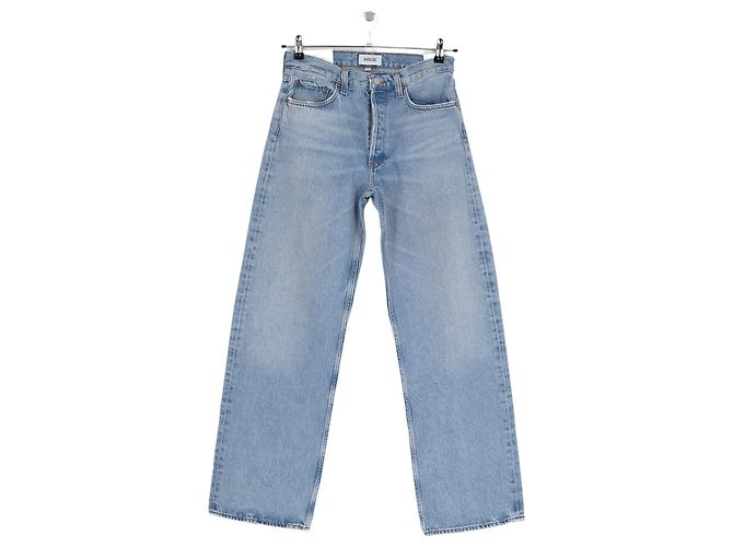 Vaqueros Wide Leg Agolde Azul Algodón Talla 27