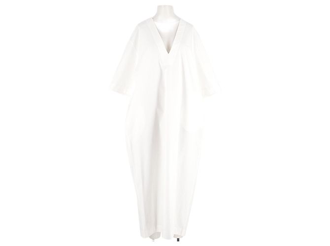 Autre Marque Vestido de algodão branco