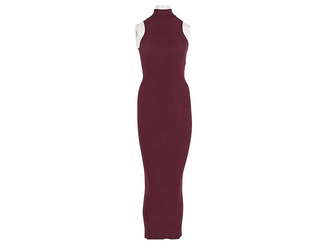 Autre Marque ARMARIUM Maxikleid Bordeaux mit Perlen