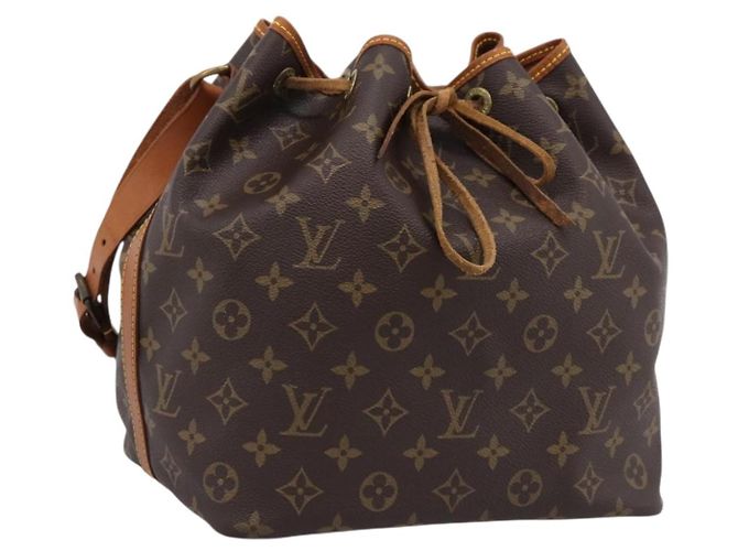 LOUIS VUITTON Monogram Petit Noe Shoulder Bag M42226 LV