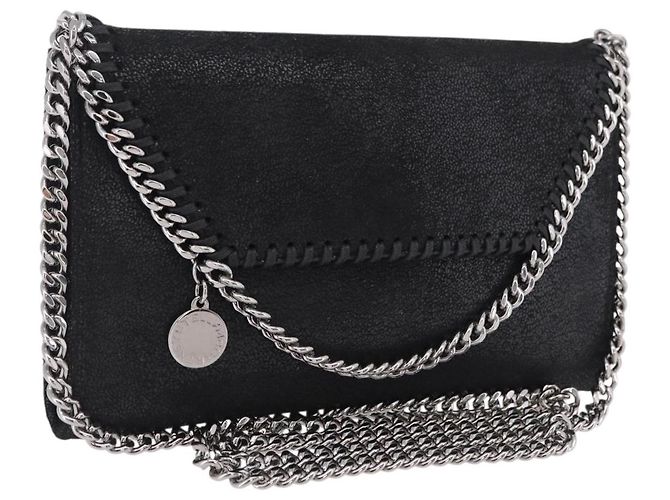 Stella Mc Cartney Bolso Stella McCartney Chain Falabella polyester Black Silver