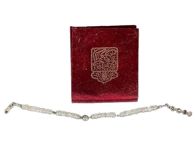 Autre Marque Bracciale in labradorite e argento orientale Faten El Ruby