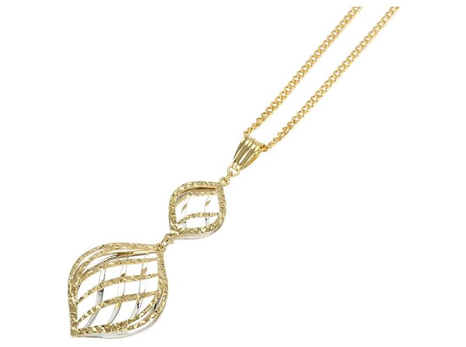 Autre Marque Collana in oro 18K bianco e giallo