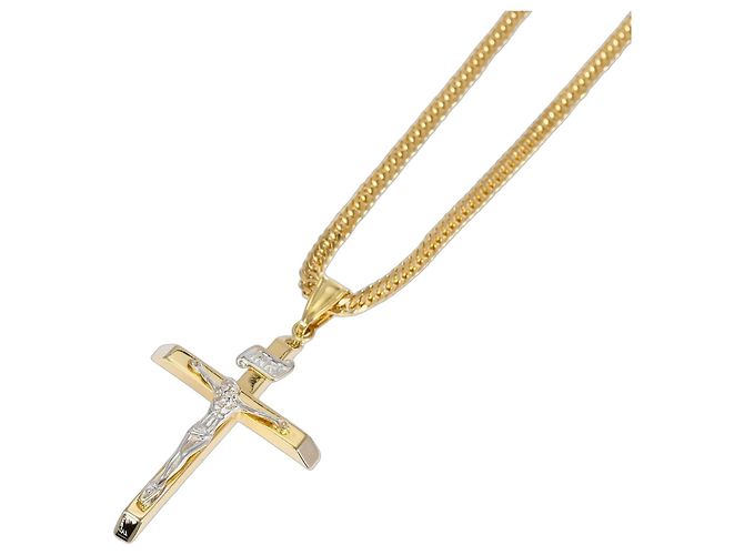 Autre Marque Collana in oro giallo e bianco 18K