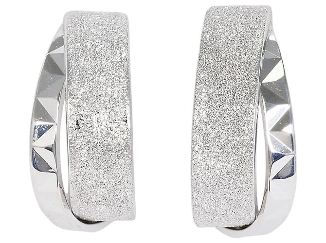 Autre Marque Orecchini a clip in oro bianco