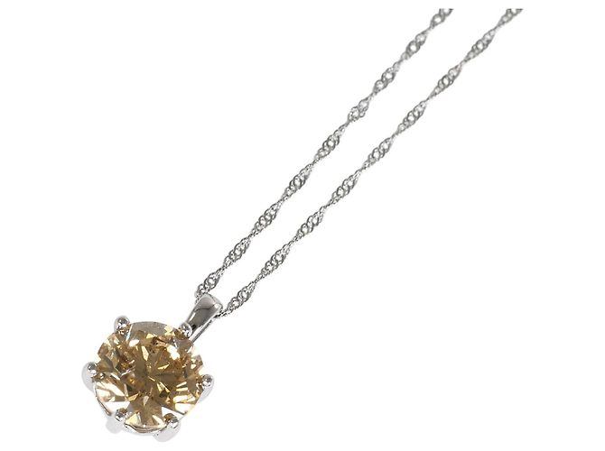 Autre Marque Collana in platino e diamanti