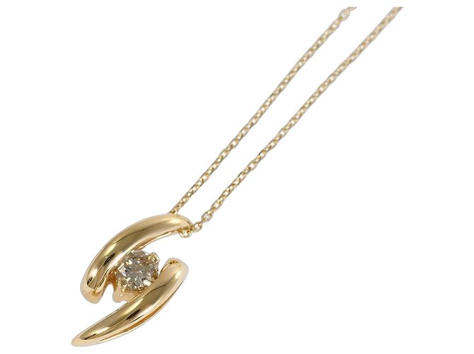 Autre Marque Collana in oro giallo e diamanti