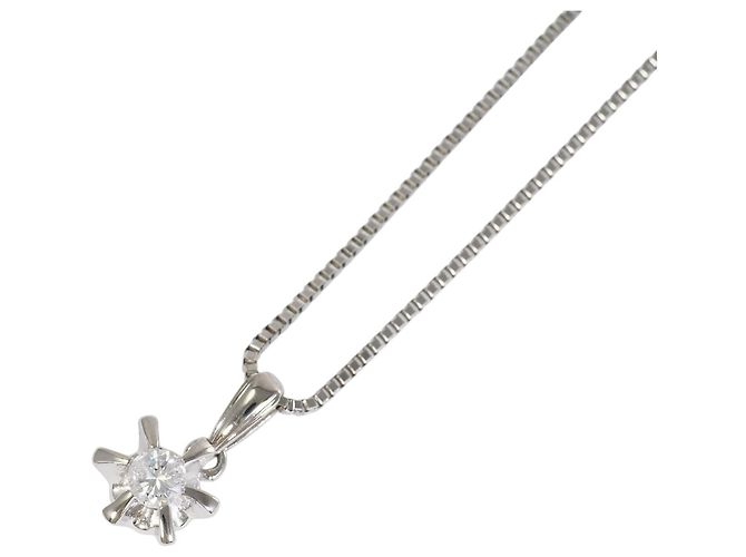 Autre Marque Platin- und Diamantcollier