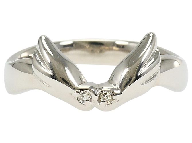 Autre Marque PT900 Platin-Ehering mit Diamant