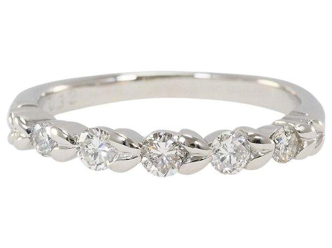 Autre Marque PT900 Platin-Bandring mit Diamant