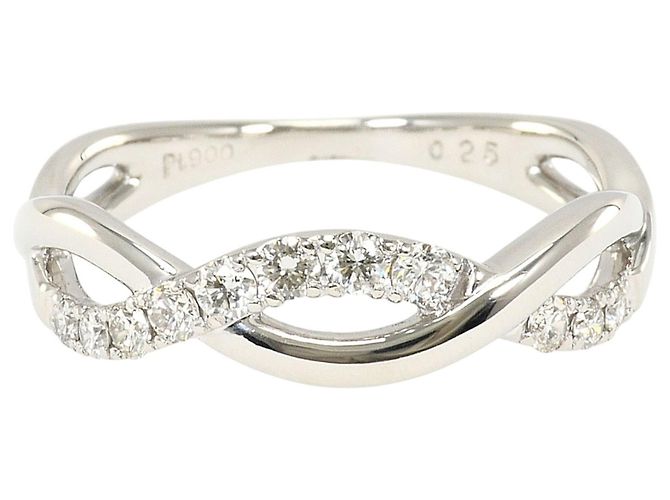 Autre Marque PT900 Platin-Ehering mit Diamant