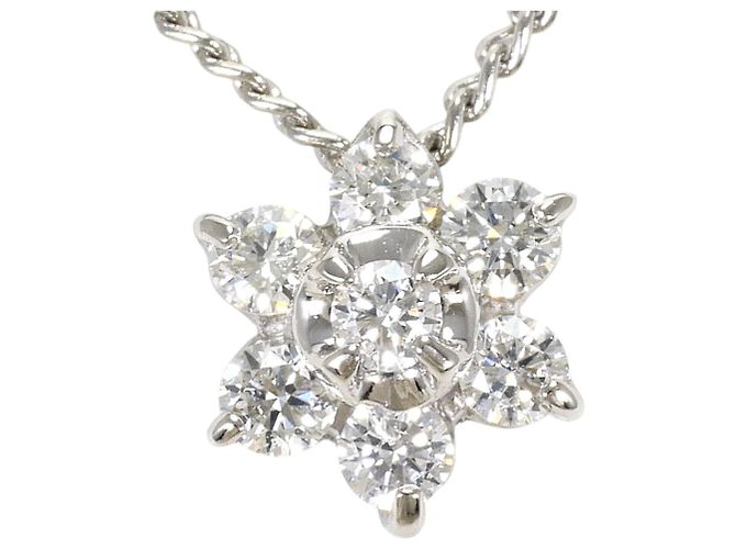 Autre Marque Collana in platino e diamanti