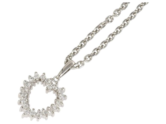 Autre Marque Collana in platino e diamanti