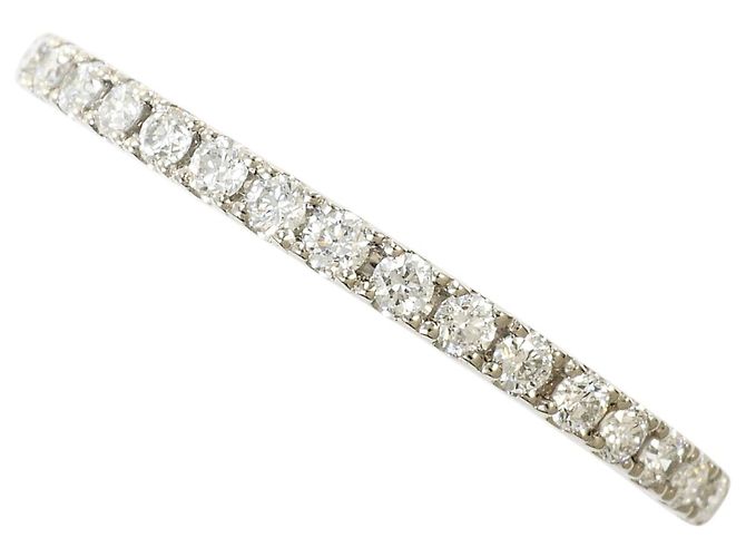 Autre Marque PT900 Platin-Ehering mit Diamant