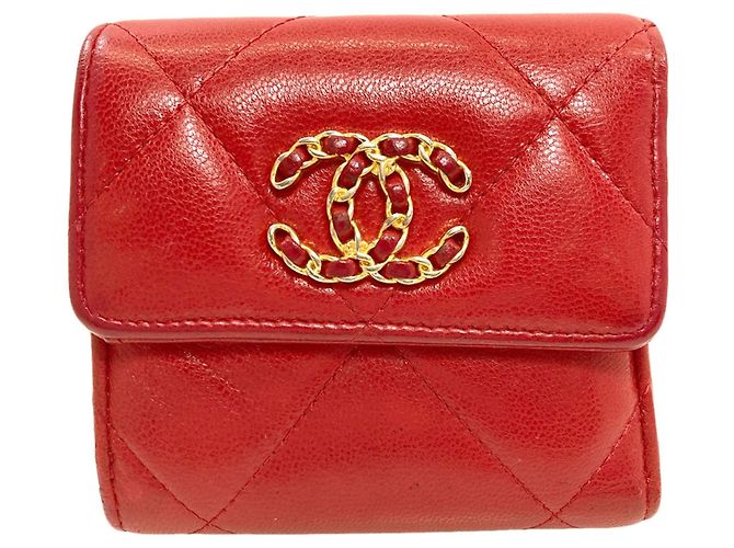 Chanel 19 Small Flap Wallet