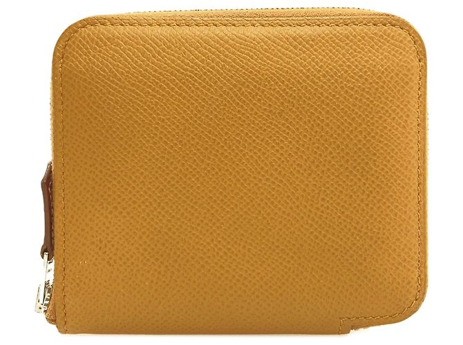Hermès Carteira compacta bi-fold Hermes Azap em seda