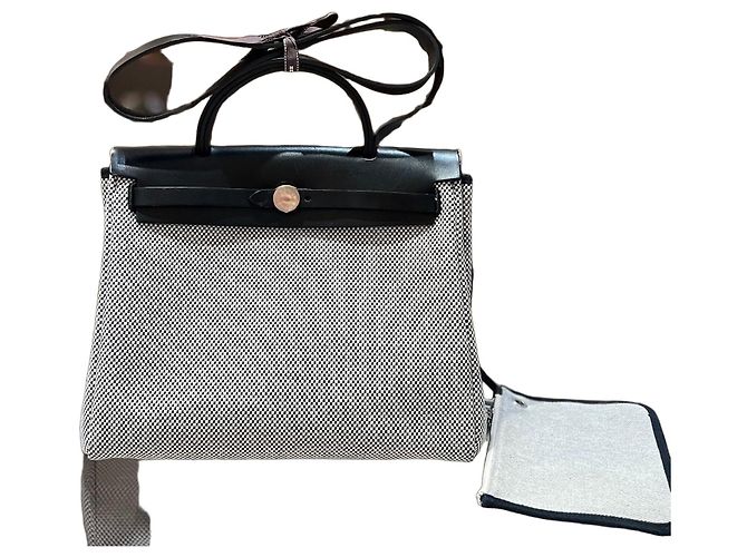 Hermès Hermes Herbag canvas leather