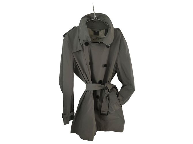 Trench Burberry Brit Algodão Bege